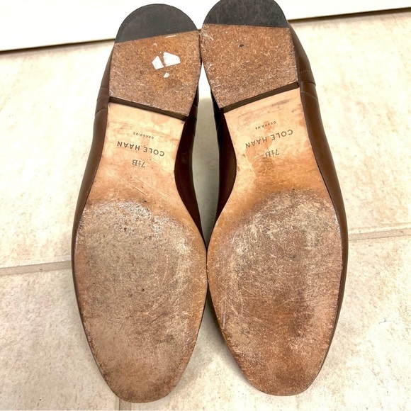 Cole Haan Grabd OS Women's Embury Bootie Chestnut Soft Leather Ankle Boots 7.5 - Picture 8 of 9